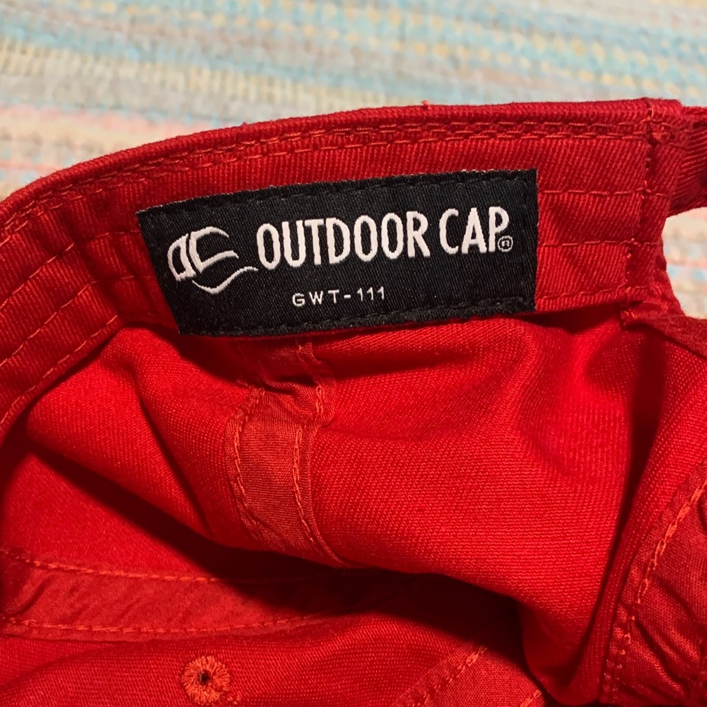 Red BBQ Embroidered Cap - Picture 3 of 3
